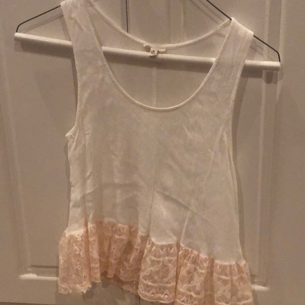 White crop top